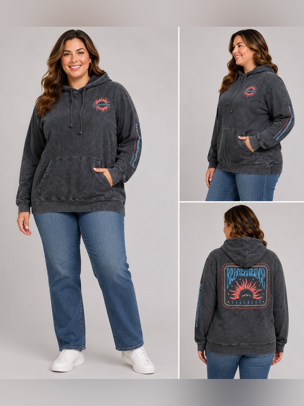 Duck Company Breckenridge Colorado Mineral Wash Hoodie XL